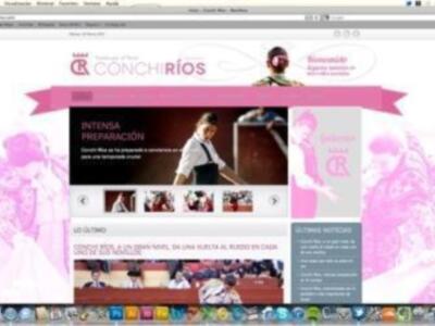 La novillera Conchi Ríos estrena página web 