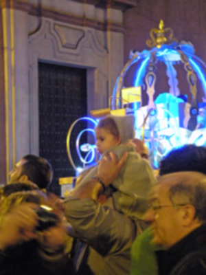 Sevilla. Cabalgata de Reyes Magos de Triana 2013.