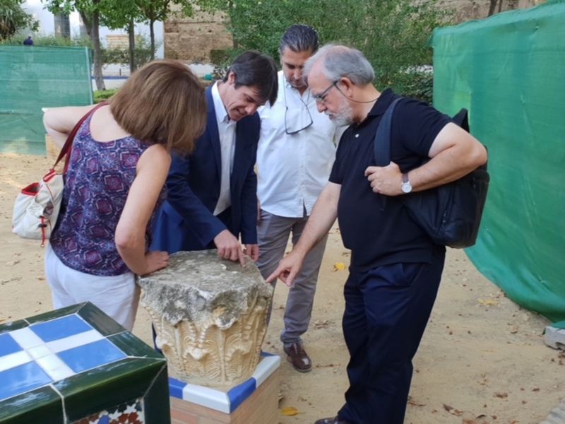 El Ayuntamiento inicia la restauración y reposición de elementos artísticos en los Jardines de Murillo con  48.000 euros de presupuesto