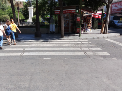 Sevilla necesita mejorar la seguridad vial de los peatones.