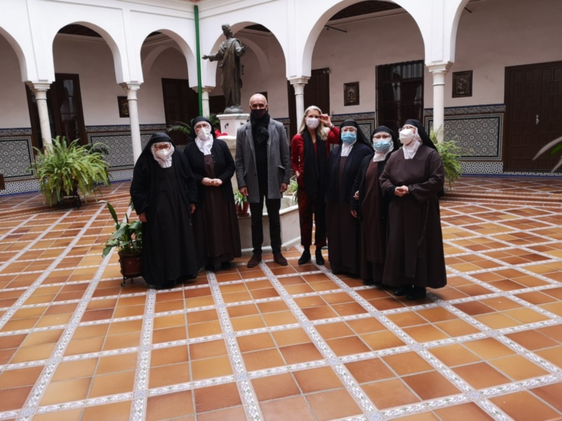 El alcalde mantiene encuentros con las congregaciones de conventos de clausura para trabajar en nuevas fórmulas de colaboración con el Ayuntamiento.