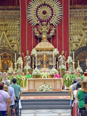 Comienza el segundo día de novena a la Virgen de los Reyes