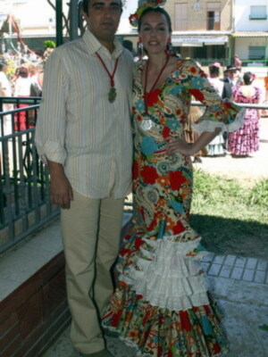 Rocio Jurado y su hija Rocio Carrasco en el Rocio