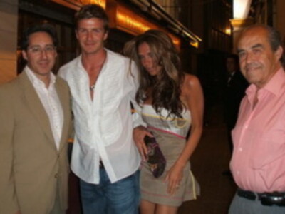David y Victoria Beckam, romantica cena de incognito en Sevilla.