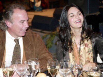 Bertin Osborne presume de novia en Sicab de Sevilla