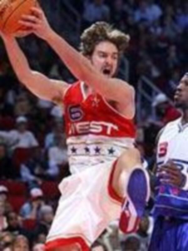 Pau Gasol fue el rey del rebote en el All Star Game de la NBA