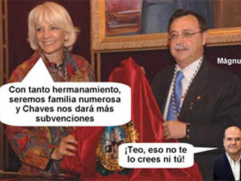 Hermanamiento y subvenciones: una imagen de colaboración y apoyo.