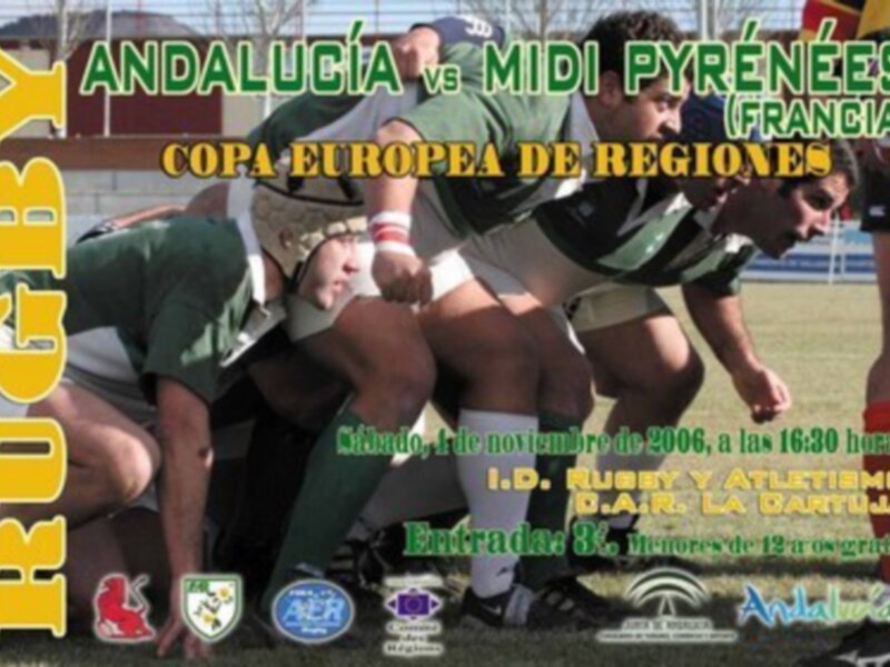 Andalucía de rugby  recibe en la Cartuja a la Selección Francesa de Midi Pyrénées