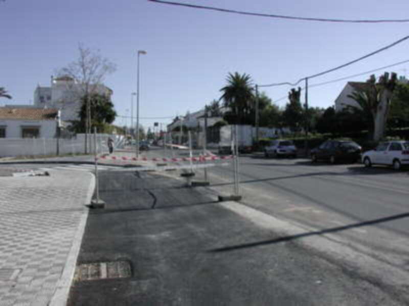 Gines: entran en su recta final las obras para crear una nueva salida a la Avenida de Europa