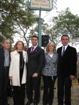 Rocio Jurado ya tiene una calle tambien en Sanlucar de Barrameda.