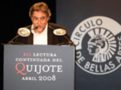 Pepu Hernández participa en la Lectura Continuada del Quijote en el Círculo de Bellas Artes
