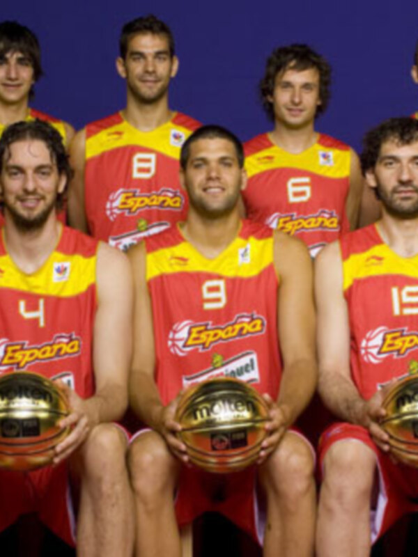 Los jugadores de la selección española ante el reto de Pekín 2008