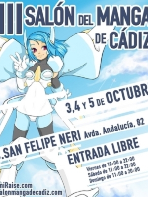El III Salón del Manga de Cádiz ya tiene cartel ganador
