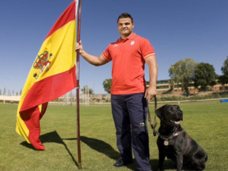 El atleta David Casinos, abanderado español en los Juegos Paralímpicos