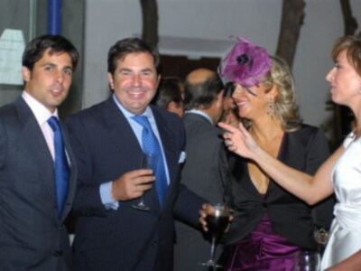 Fran Rivera padrino en la boda de un buen amigo
