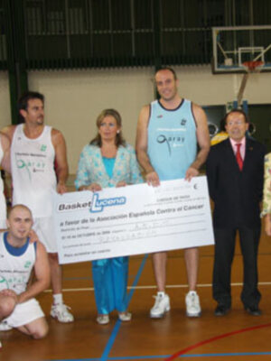 Inauguración de la Escuela de Baloncesto Fran Murcia en Lucena (Córdoba)