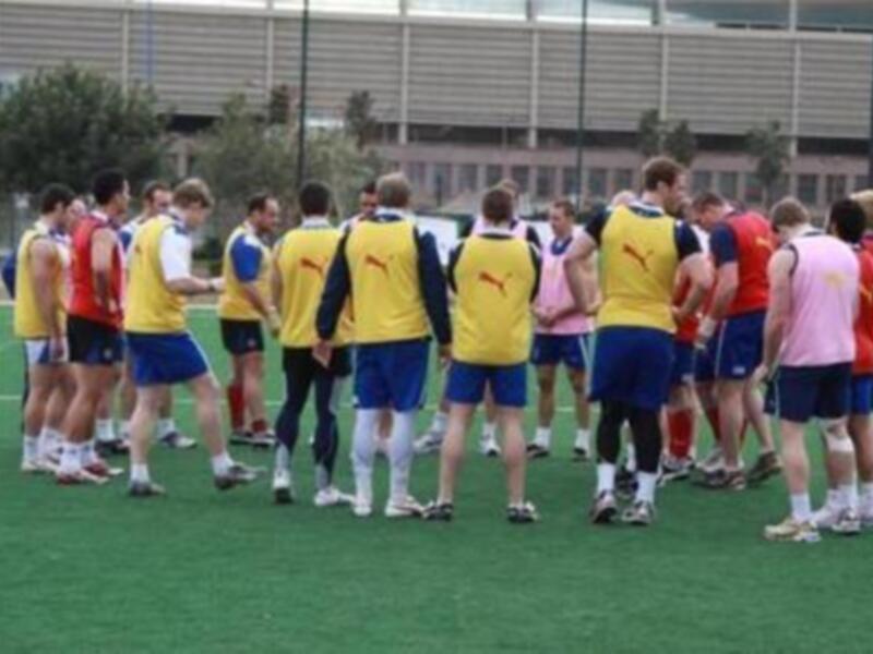 Las instalaciones deportivas de la cartuja acogen esta semana una concentración del Bath, equipo inglés de rugby