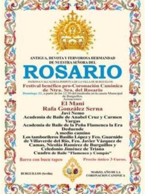 El Sábado Macro-Festival Benéfico Pro-Coronación de Ntra. Sra. del Rosario de Burguillos (Sevilla)]