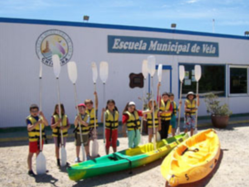 Clausurado en Chipiona el curso infantil de vela organizado por el Club de  Actividades Náuticas Deportivas