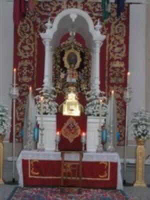 Altar del Corpus montado por la Hdad. de la Virgen del Rosario Coronada, de Burguillos