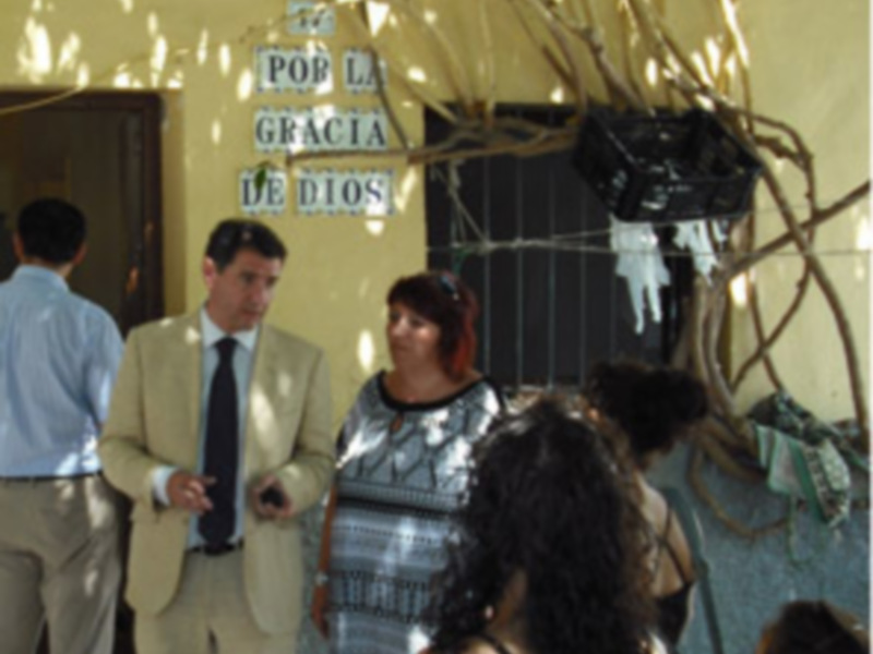 Comienzan los trabajos de derribo el antiguo matadero municipal de Chipiona  