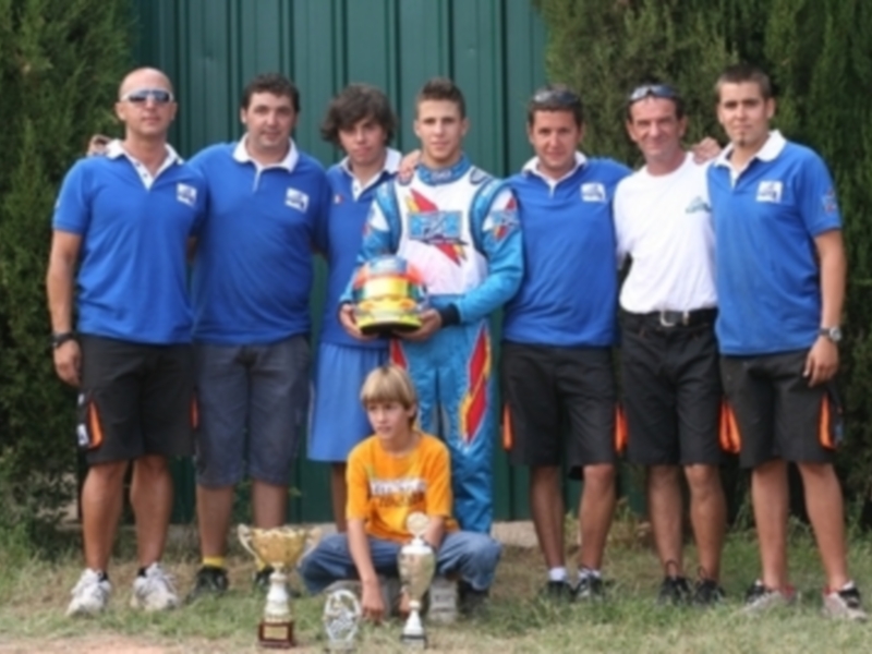 Manu Bejarano deja su sello en el Campeonato Catalán de karting