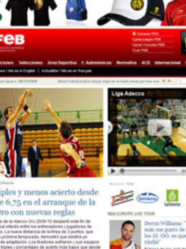 Feb.es, nominada a la Website del Año 2009 como mejor página de Deportes