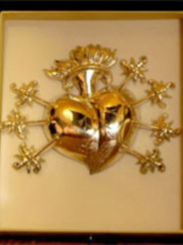 La  Virgen de los Dolores estrena corazón de plata(Chipiona)