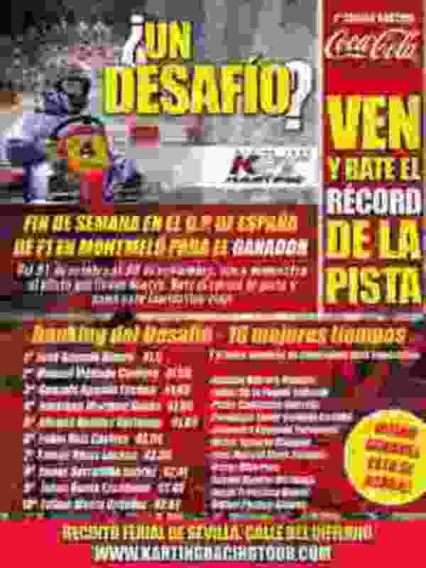 El Desafío Coca-Cola Karting Racing Tour busca a sus 20 aspirantes en Sevilla