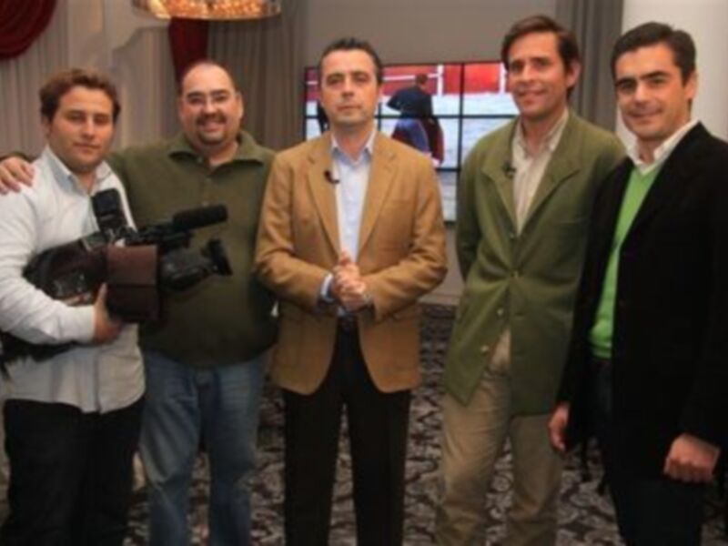Ortega Cano en su Dehesa Yerbabuena esta semana en `Con Torería´en Giralda TV 