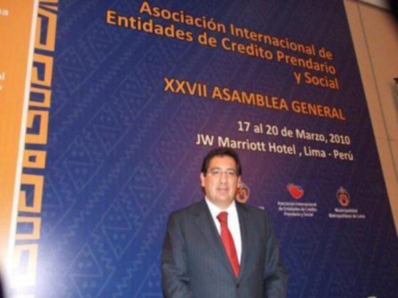 Antonio Pulido, nombrado en Lima presidente de la Asociación Internacional de Montes de Piedad 