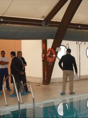 Finalizadas las obras de la piscina municipal, comienzan las jornadas de puertas abiertas(Chipiona)