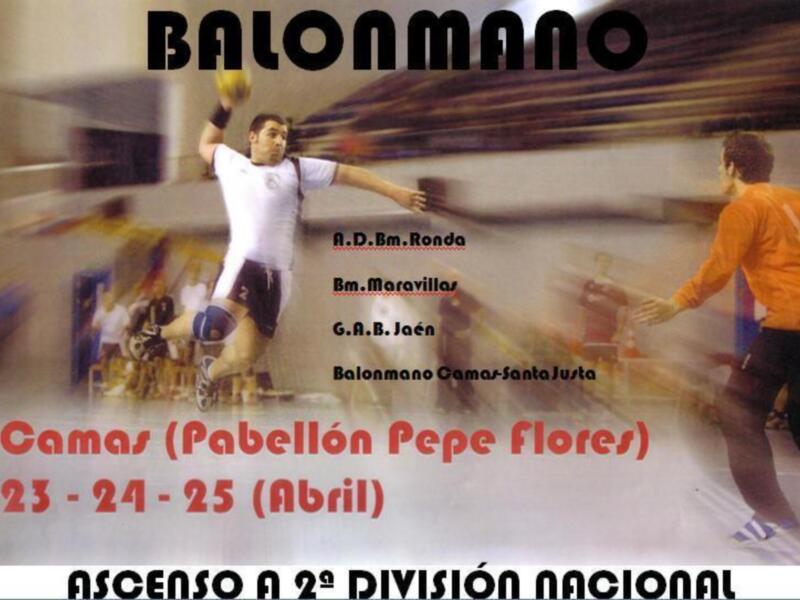 Balonmano Ronda, Maravillas y Jaén se enfrentan en Camas (Pabellón Pepe Flores) los días 23, 24 y 25 de Abril para el ascenso a la 2ª División Nacional.