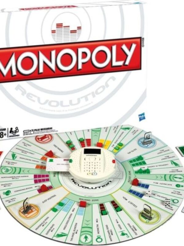 Monopoly Revolution juego de mesa para familias.
