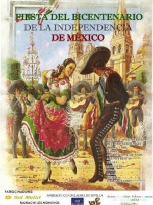 La asociación mexicana en Andalucía celebra en capote la fiesta del bicentenario de la independencia de México