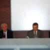 El ex presidente de la Junta y el rector de la Universidad Pablo de Olavide Juan Jiménez inauguran el primer curso académico de la Escuela de Alta Gestión Pública de Andalucía