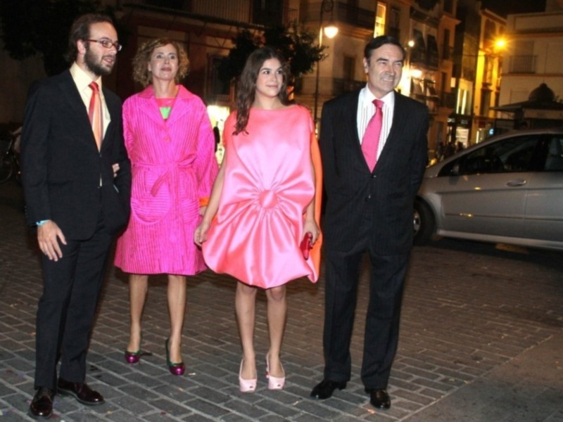 Boda en Sevilla de la nieta de la marquesa de la motilla, sobrina de Matilde Solís