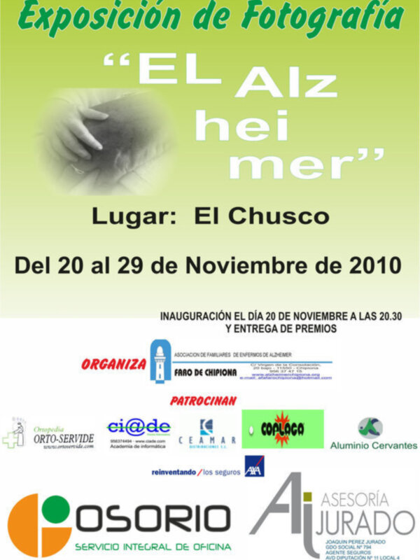 Anuncian exposición sobre El Alzheimer en El Chusco(Chipiona)