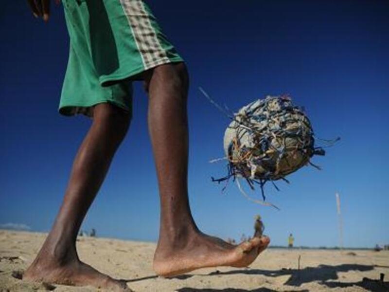 Inauguración de la exposición fotográfica Balones de África