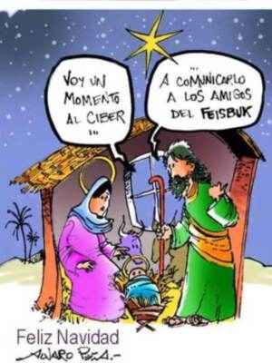 FELIZ NAVIDAD (Viñeta de humor de Álvaro Peña)