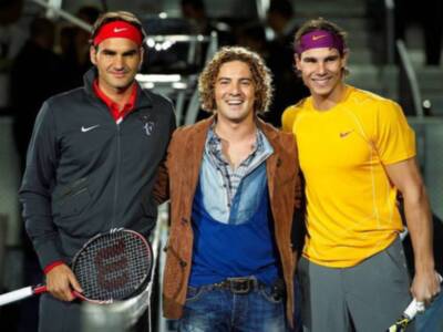 David Bisbal actuó en concierto en el partido de exhibición Unidos por la infancia entre los números 1 del tenis mundial Rafael Nadal y Roger Federer