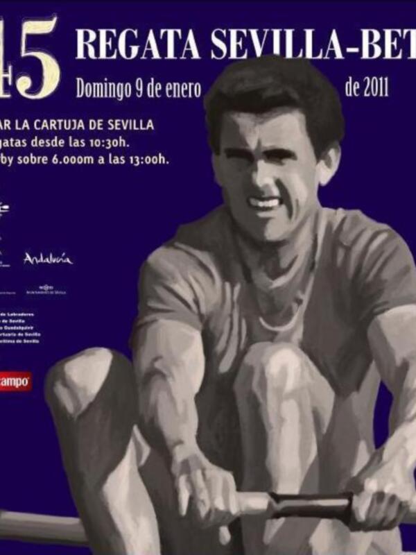 45ª Regata Sevilla-Betis, 9 de enero de 2011. CEAR La Cartuja de Sevilla. Regatas desde las 10:30h. Derby entre 6:00m y 13:00h. Organizadas por Cruzcampo.