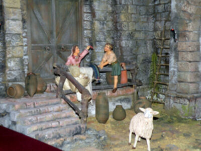 Galería del Belén del Círculo Mercantil de Sevilla