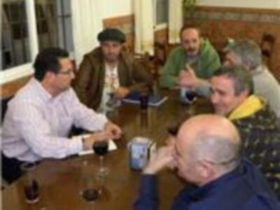 Antonio Peña y Jarife abordaron asuntos de interés para esta asociación(Chipiona)