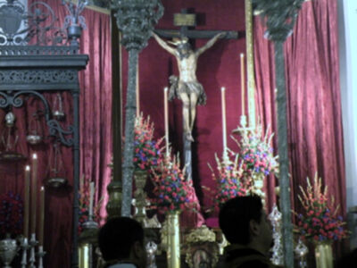 Galería del Altar del Quinario en Honor del Stmo Cristo de la Buena Muerte, de la Hermandad de la Hiniesta