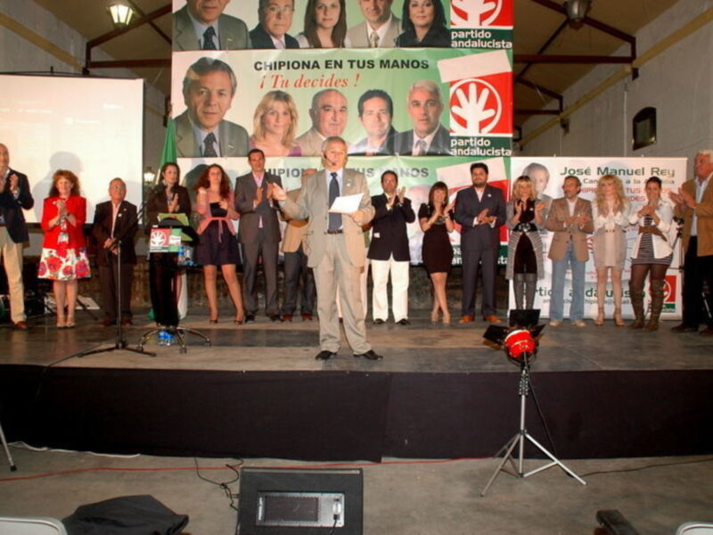 Chipiona ofreció un amplio respaldo a la presentación de la candidatura del P.A.