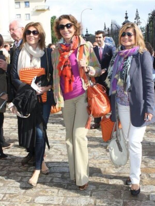 Muchas caras conocidas en la feria de Sevilla