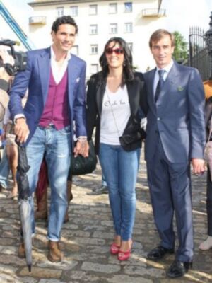 Muchas caras conocidas en la feria de Sevilla 