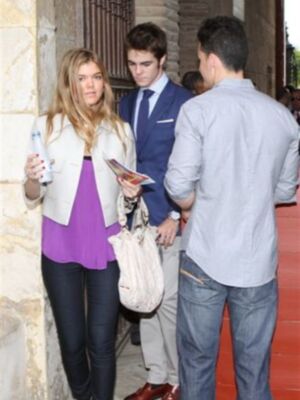 Alejandra Ruiz Rato por primera vez en los toros con su novio 