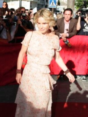 Eugenia Martínez de Irujo en la boda de la hija de Carmen Tello